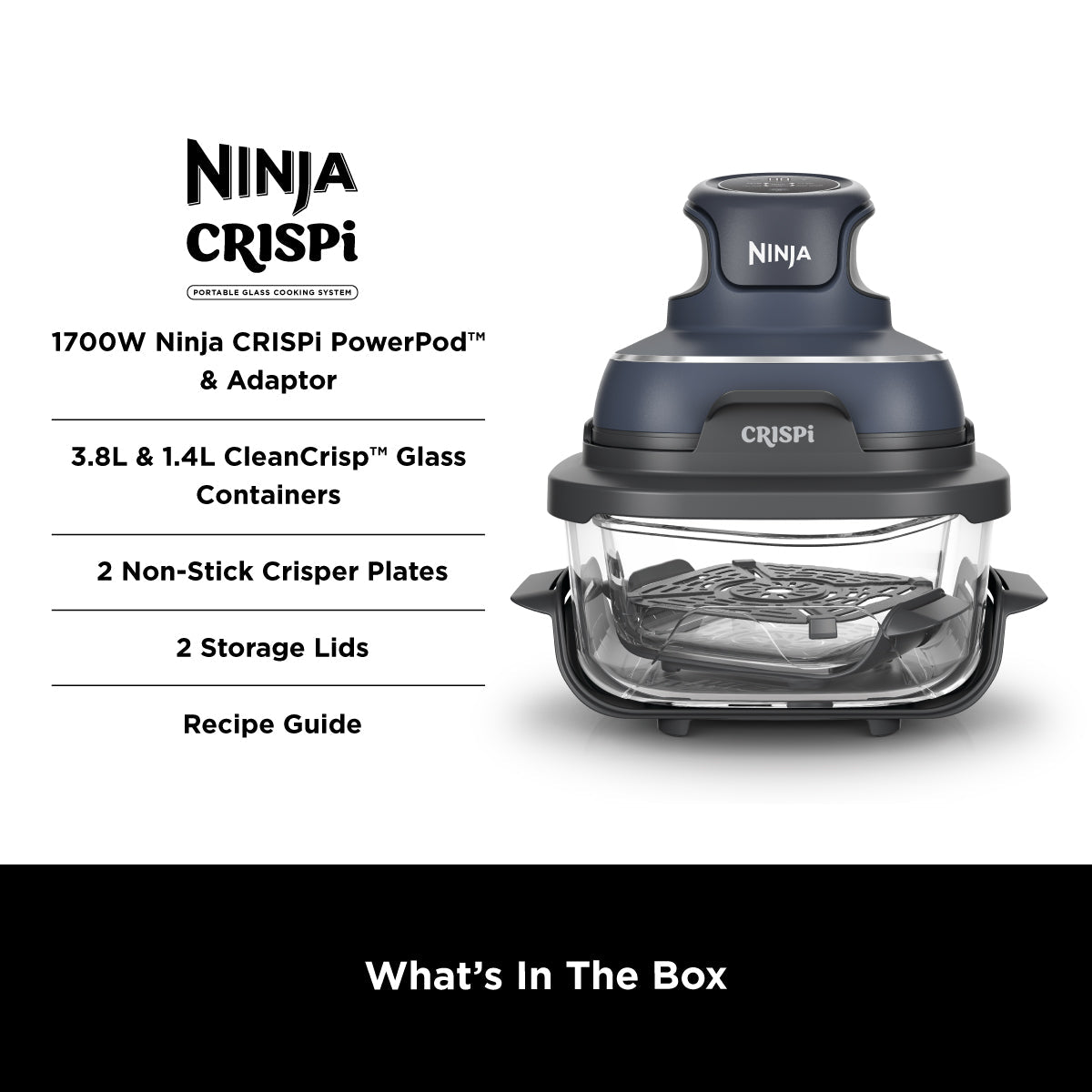 Ninja Crispi™ Portable Glass Air Fryer | SharkNinja Hong Kong