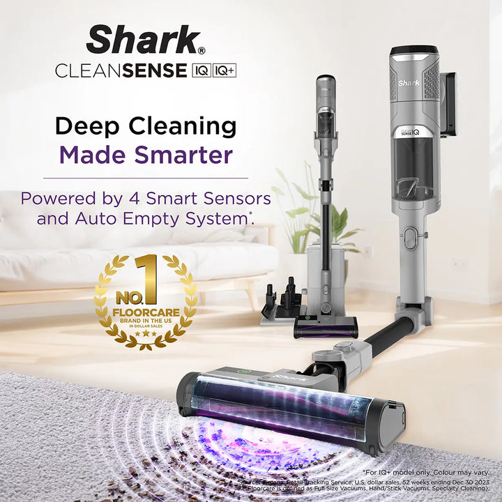 Shark CleanSense IQ+™ Self-empty Cordless Vacuum – SharkNinja Hong